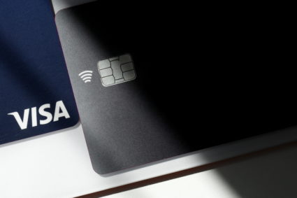 Illustration of Visa credit and debit cards