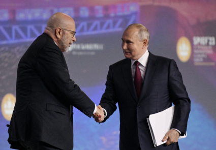 Russian President Putin attends St Petersburg International Economic Forum