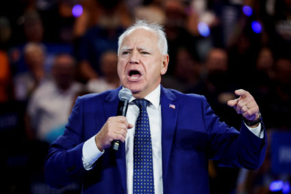 Harris and Walz campaign in Wisconsin