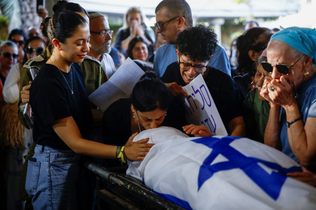 Funeral of hostage Eden Yerushalmi whose body was brought from Gaza to Israel, in Petach Tikva