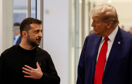 Trump and Zelenskyy meet in New York amid rising questions about U.S. support for Ukraine