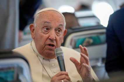 Wrapping up Belgium visit, Pope doubles down on his views and calls abortion doctors 'hitmen'