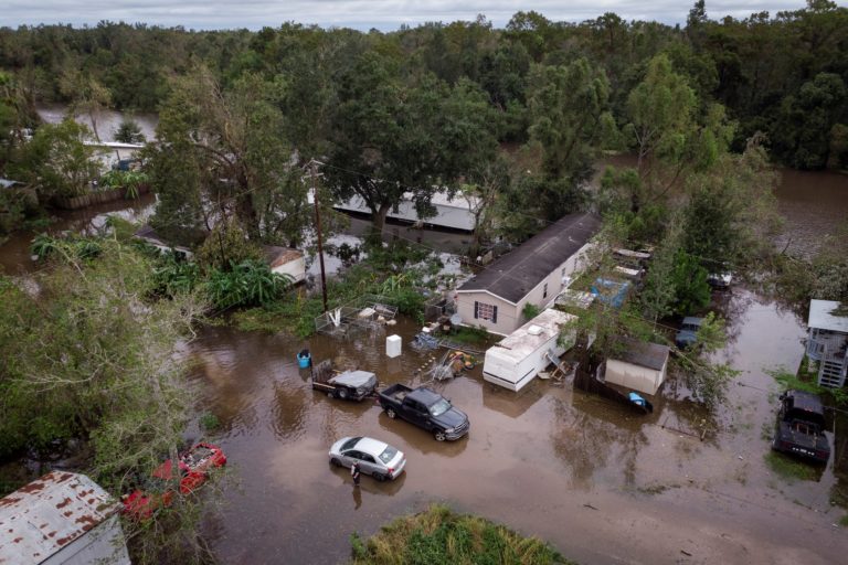 Aftermath of Hurricane Francine in the U.S. Gulf Coast