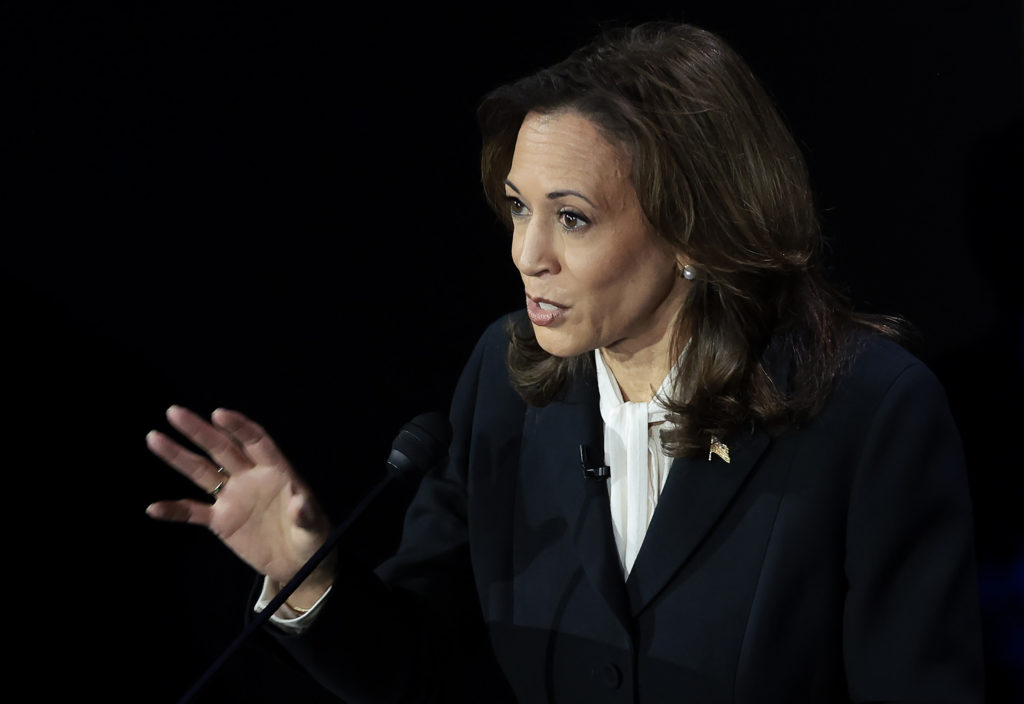 ABC News Hosts Presidential Debate Between Donald Trump And VP Kamala Harris At The National Constitution Center In Philad...