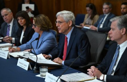 U.S. Attorney General Garland meets with Election Threats Task Force at Department of Justice