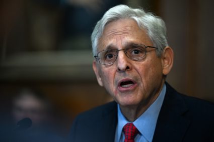 U.S. Attorney General Garland meets with Election Threats Task Force at Department of Justice