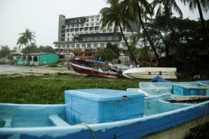 Aftermath of Hurricane John, in Puerto Escondido