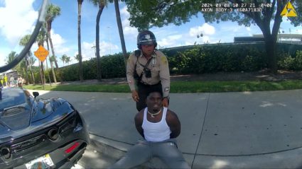 Police footage of Dolphins' Tyreek Hill's traffic stop, in Miami Gardens