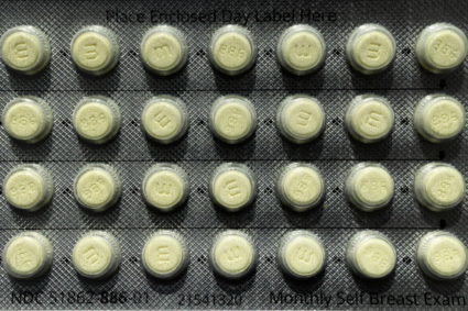Illustration shows a pack of birth control pills, in Philadelphia