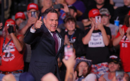 Republican presidential nominee and former U.S. President Trump holds a campaign rally in Indiana, Pennsylvania