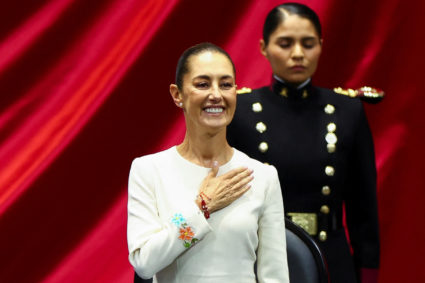 Claudia Sheinbaum sworn in as Mexico's first female president