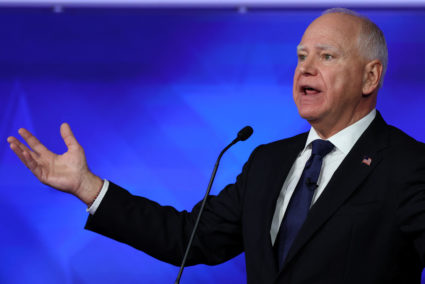 Vice Presidential debate between Walz and Vance in New York