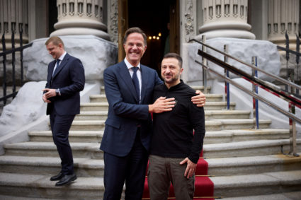 Mark Rutte arrives in Ukraine for first visit since becoming NATO's chief