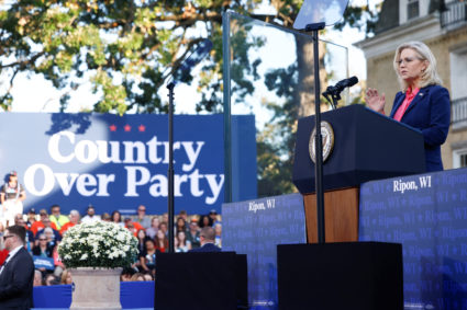 WATCH: Liz Cheney joins Harris rally at historic birthplace of the GOP in swing state Wisconsin