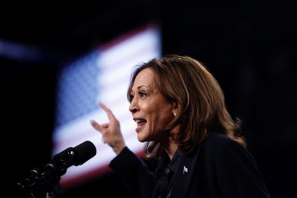 Democratic presidential nominee VP Kamala Harris travels to Michigan