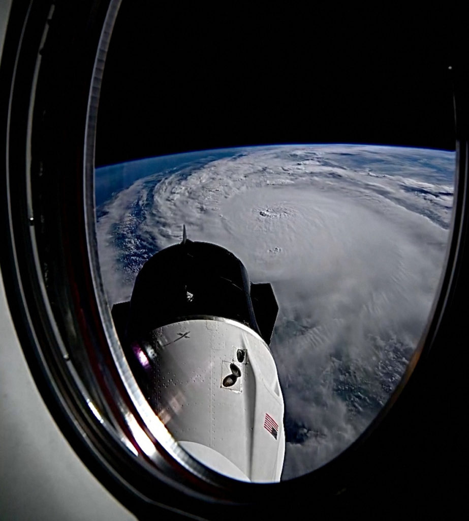 View of Hurricane Milton from space
