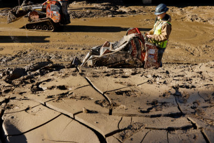 Aftermath of Hurricane Helene in Asheville, North Carolina