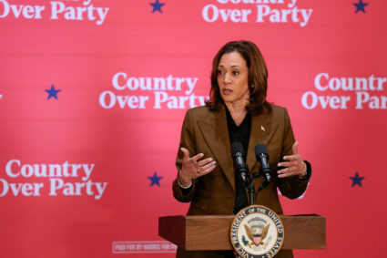 Democratic presidential nominee U.S. Vice President Harris holds a campaign event in Arizona