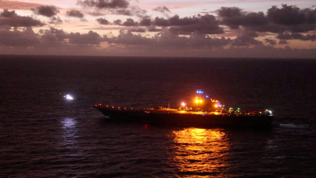 China's Liaoning aircraft carrier takes part in the "Joint Sword-2024B" military drills
