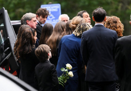 Funeral mass of Ethel Kennedy in Massacusetts