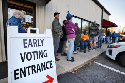 Early in-person voting begins in North Carolina