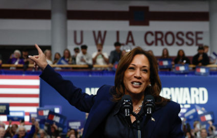 WATCH: Harris holds campaign events in Wisconsin, keeping a focus on 'blue wall' states