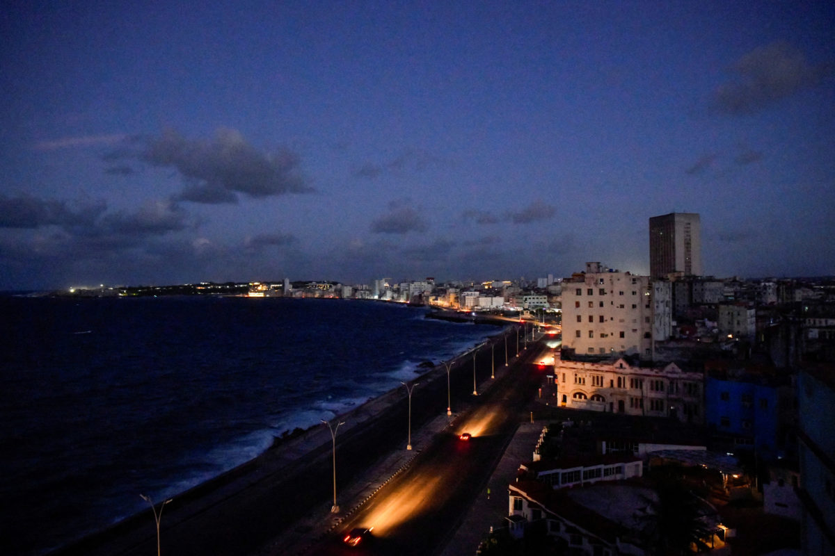 Cubans struggle with an extended power outage and a new tropical storm