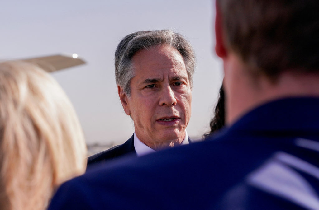 U.S. Secretary of State Antony Blinken visits Tel Aviv