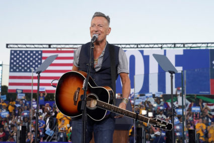 Democratic presidential nominee U.S. Vice President Kamala Harris campaigns in Georgia