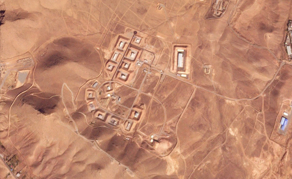 A satellite image shows Khojir rocket motor casting facility