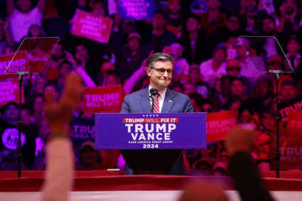 Republican presidential nominee and former U.S. President Donald Trump holds a rally at Madison Square Garden