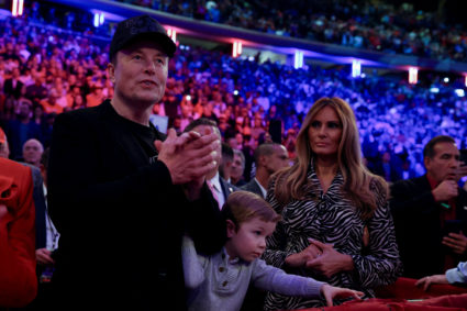 Rally for Republican presidential nominee and former U.S. President Donald Trump, in New York
