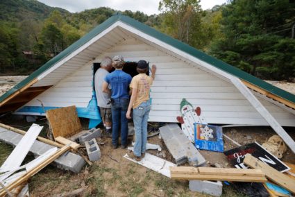 Aftermath of Hurricane Helene in North Carolina