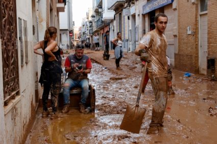 Aftermath of floods in Paiporta