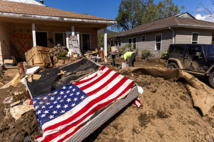 Aftermath of Hurricane Helene in North Carolina
