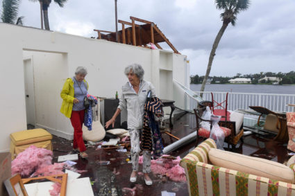 Apparent tornado touched down on the central beach community in Vero Beach