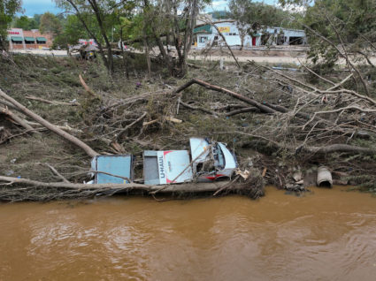 Aftermath of Hurricane Helene in North Carolina