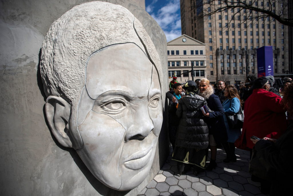 Unveiling the Harriet Tubman Monument in Newark, New Jersey