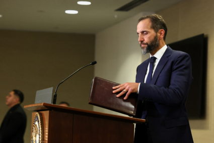 U.S. Special Counsel Jack Smith speaks about indictment of former U.S. President Trump in Washington