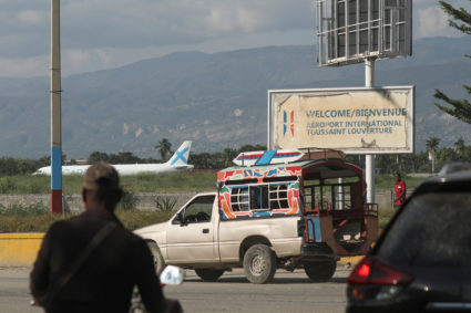 Airlines suspend flights at Toussaint Louverture International Airport, in Port-au-Prince