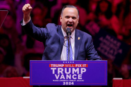 Rally for Republican presidential nominee and former U.S. President Donald Trump, in New York