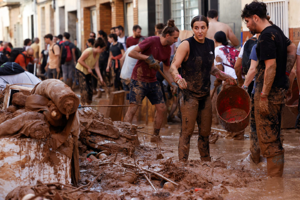 Aftermath of floods in Paiporta