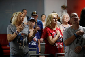 Evangelicals Pray For Donald Trump, in Largo