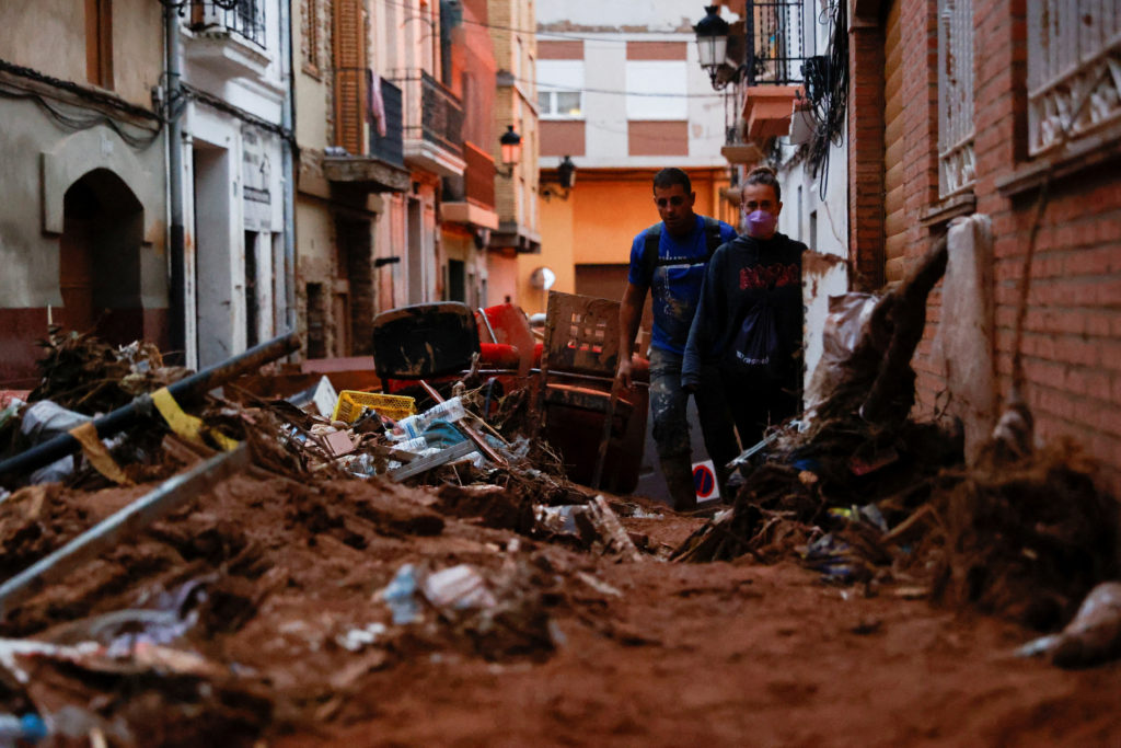 FILE PHOTO: Aftermath of floods in Spain