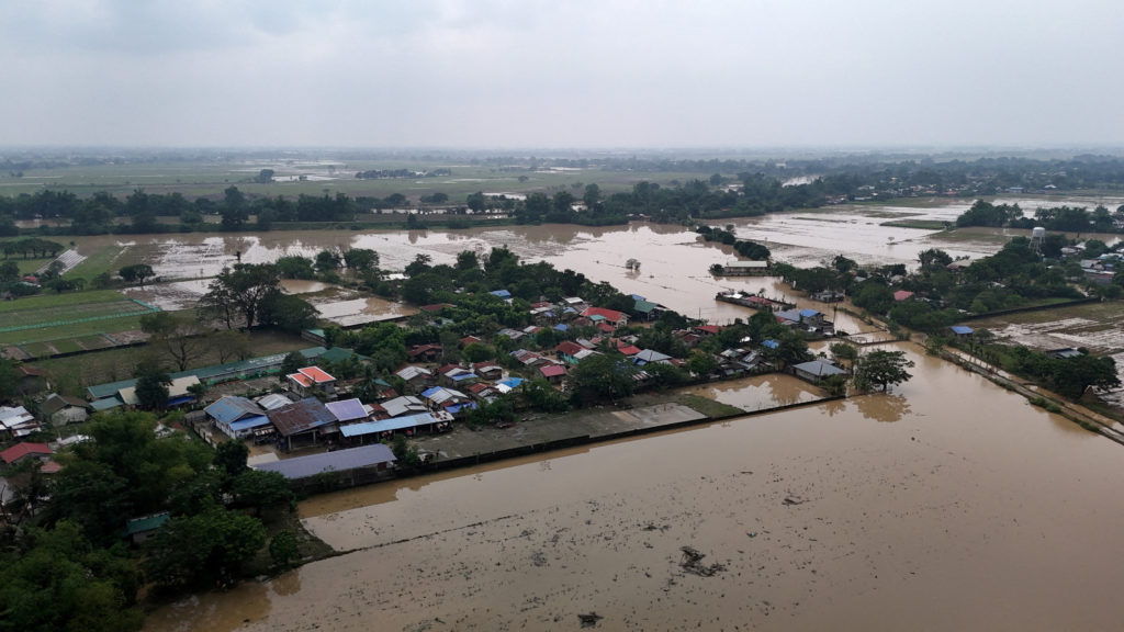 Aftermath of super typhoon Man-Yi in Quezon