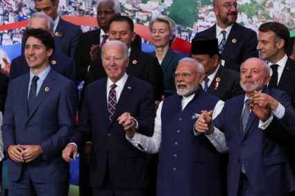 U.S. President Biden at the G20 summit in Rio de Janeiro