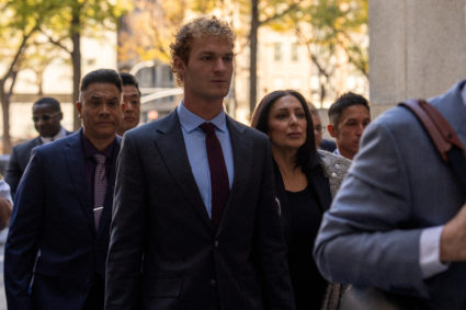 Daniel Penny arrives to his trial at Manhattan Criminal Court, in New York City