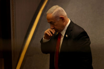 FILE PHOTO: Israeli PM Netanyahu speaks at Knesset in Jerusalem