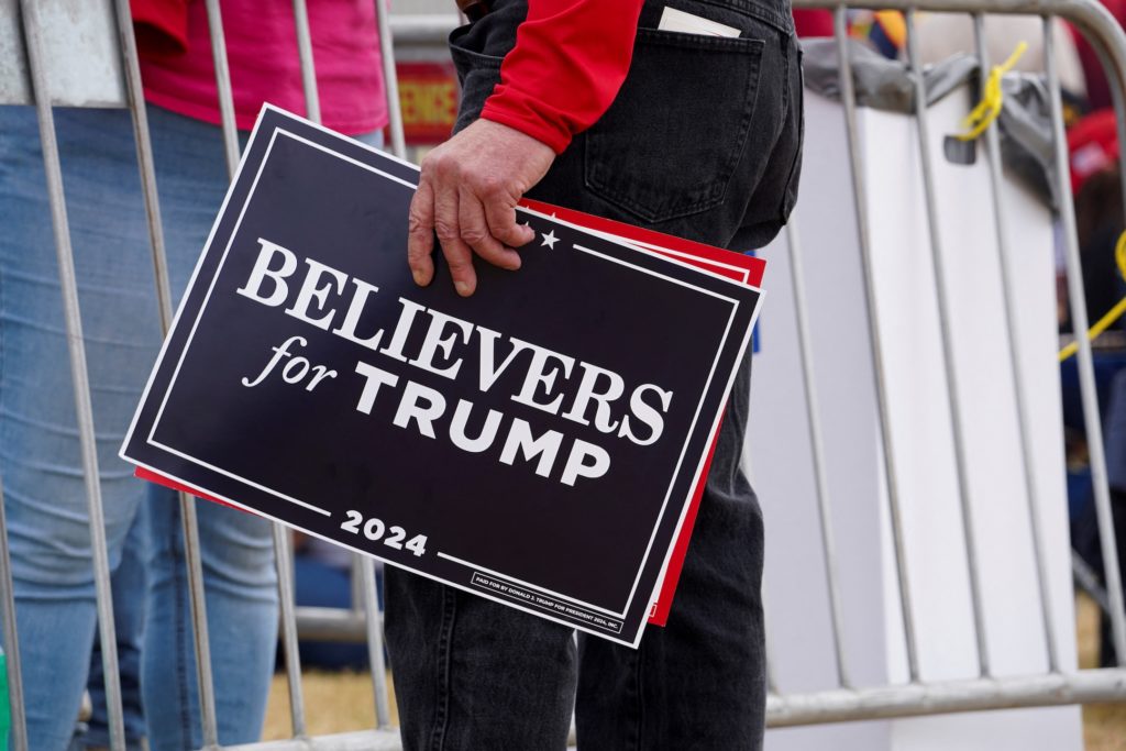 Campaign stop for Republican presidential nominee and former U.S. President Donald Trump in Macon