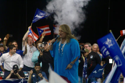 Jenniffer González of Puerto Rico's pro-statehood party edges ahead in gubernatorial election